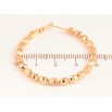 Серьги Xuping цвет Позолота 18K кольца (конго) "Декоративный узор" ø 4см фото №2