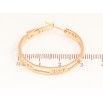 Серьги Xuping цвет Позолота 18K кольца (конго) "Декоративный узор" ø 3см фото №2 Серьги Xuping цвет Позолота 18K кольца (конго) "Декоративный узор" ø 3см фото №2