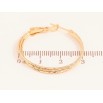 Серьги Xuping цвет Позолота 18K кольца (конго) "Декоративный узор" ø 3см фото №2
