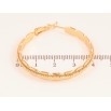 Серьги Xuping цвет Позолота 18K кольца (конго) "Декоративный узор" ø 4см фото №2 Серьги Xuping цвет Позолота 18K кольца (конго) "Декоративный узор" ø 4см фото №2