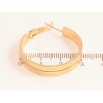 Серьги Xuping цвет Позолота 18K кольца (конго) "Декоративный узор" ø 3см фото №2 Серьги Xuping цвет Позолота 18K кольца (конго) "Декоративный узор" ø 3см фото №2
