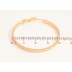 Серьги Xuping цвет Позолота 18K кольца (конго) "Декоративный узор" ø 4см фото №2