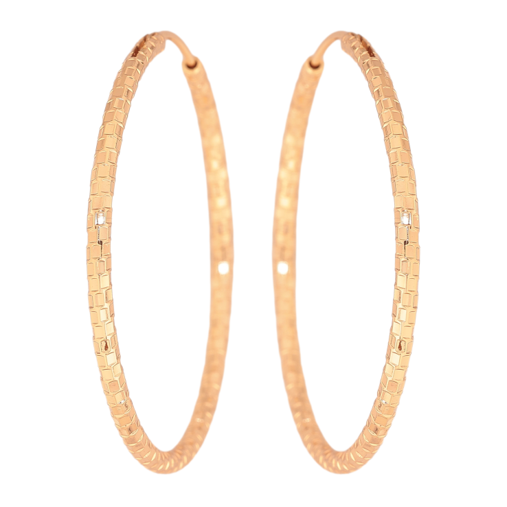 Серьги Xuping цвет Позолота 18K кольца (конго) "Декоративный узор" ø 4см фото №8 Серьги Xuping цвет Позолота 18K кольца (конго) "Декоративный узор" ø 4см фото №8