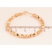 Сережки Xuping колір Позолота 18K кільця (конго) "Декоративний візерунок" ø 4см фото №2 Сережки Xuping колір Позолота 18K кільця (конго) "Декоративний візерунок" ø 4см фото №2