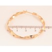 Серьги Xuping цвет Позолота 18K кольца (конго) "Декоративный узор" ø 4см фото №2