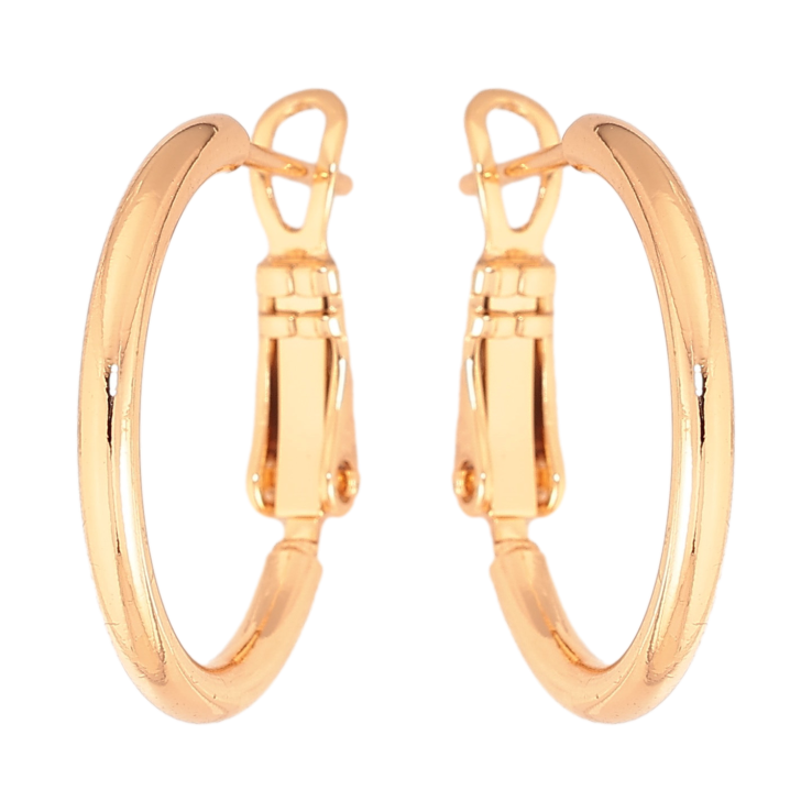 Серьги Xuping цвет Позолота 18K кольца (конго) "Классика" ø 2см фото №21 Серьги Xuping цвет Позолота 18K кольца (конго) "Классика" ø 2см фото №21