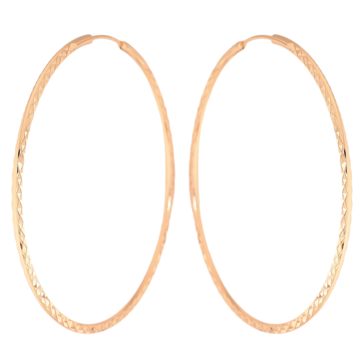 Серьги Xuping цвет Позолота 18K кольца (конго) "Декоративный узор" ø 6.5см фото №10 Серьги Xuping цвет Позолота 18K кольца (конго) "Декоративный узор" ø 6.5см фото №10