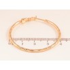 Серьги Xuping цвет Позолота 18K кольца (конго) "Декоративный узор" ø 4см фото №2 Серьги Xuping цвет Позолота 18K кольца (конго) "Декоративный узор" ø 4см фото №2