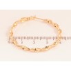 Серьги Xuping цвет Позолота 18K кольца (конго) "Декоративный узор" ø 4см фото №2