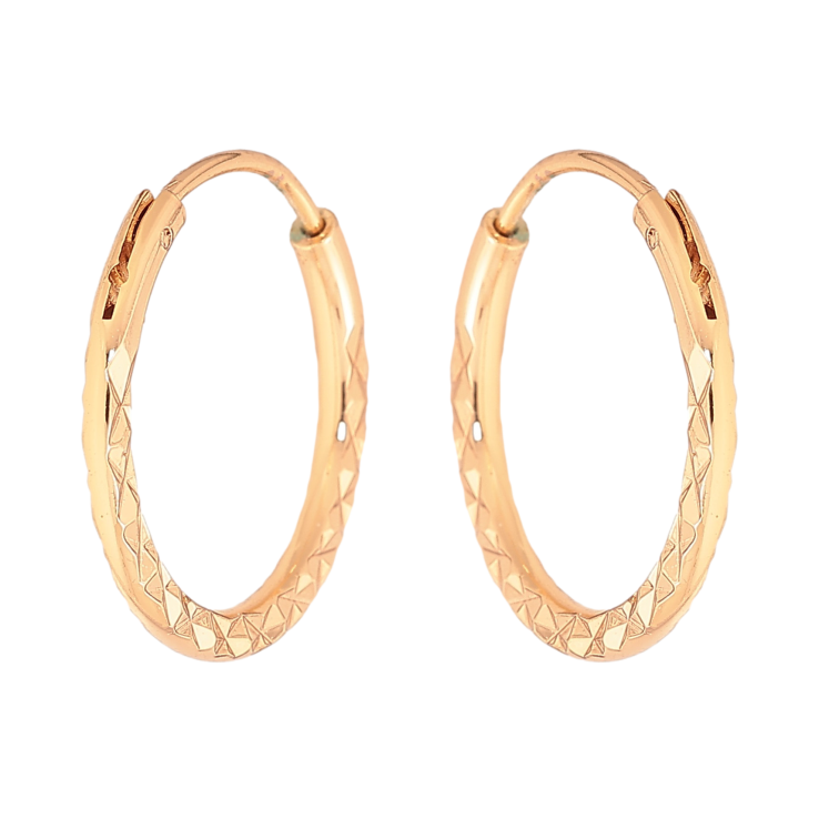 Серьги Xuping цвет Позолота 18K кольца (конго) "Декоративный узор" ø 2см фото №2 Серьги Xuping цвет Позолота 18K кольца (конго) "Декоративный узор" ø 2см фото №2