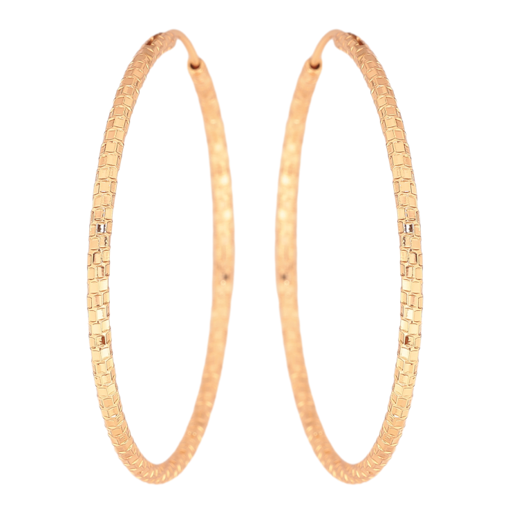 Серьги Xuping цвет Позолота 18K кольца (конго) "Декоративный узор" ø 4.7см фото №6 Серьги Xuping цвет Позолота 18K кольца (конго) "Декоративный узор" ø 4.7см фото №6