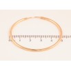 Сережки Xuping колір Позолота 18K кільця (конго) "Класика" ø 5см фото №2