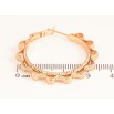 Серьги Xuping цвет Позолота 18K кольца (конго) "Декоративный узор" ø 3,5см фото №2 Серьги Xuping цвет Позолота 18K кольца (конго) "Декоративный узор" ø 3,5см фото №2