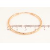 Серьги Xuping цвет Позолота 18K кольца (конго) "Декоративный узор" ø 3.8см фото №2