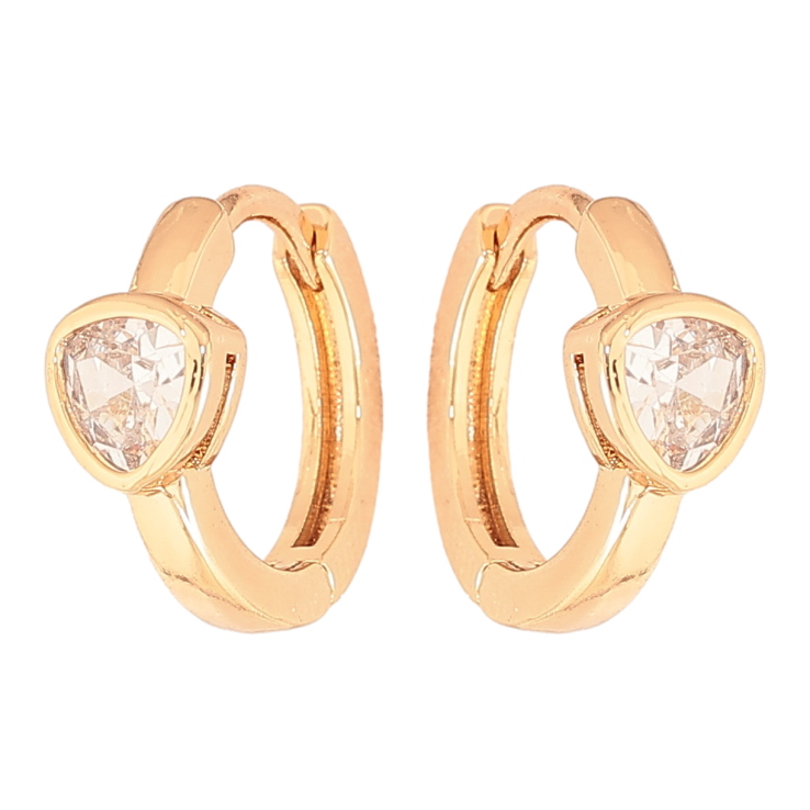 Серьги Xuping цвет Позолота 18K колечки "Узор с кристаллами" фото №11 Серьги Xuping цвет Позолота 18K колечки "Узор с кристаллами" фото №11