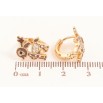 Серьги Xuping цвет Позолота 18K колечки "Олененок с эмалью" фото №2 Серьги Xuping цвет Позолота 18K колечки "Олененок с эмалью" фото №2