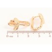 Сережки Xuping колір Позолота 18K колечка "Гілочки" фото №2 Сережки Xuping колір Позолота 18K колечка "Гілочки" фото №2