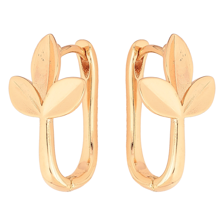 Серьги Xuping цвет Позолота 18K колечки "Веточки" фото №18 Серьги Xuping цвет Позолота 18K колечки "Веточки" фото №18