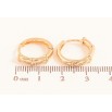 Серьги Xuping цвет Позолота 18K колечки "Декоративный узор" фото №2 Серьги Xuping цвет Позолота 18K колечки "Декоративный узор" фото №2