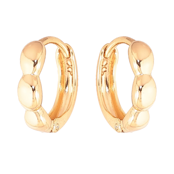 Серьги Xuping цвет Позолота 18K колечки "Декоративный узор" фото №12 Серьги Xuping цвет Позолота 18K колечки "Декоративный узор" фото №12