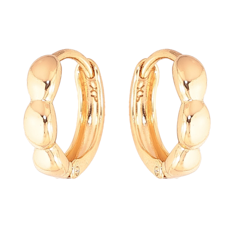 Серьги Xuping цвет Позолота 18K колечки "Декоративный узор" фото №1 Серьги Xuping цвет Позолота 18K колечки "Декоративный узор" фото №1