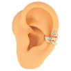 Серьги Xuping цвет Позолота 18K моно-каффа "Узор с кристаллами" фото №3 Серьги Xuping цвет Позолота 18K моно-каффа "Узор с кристаллами" фото №3