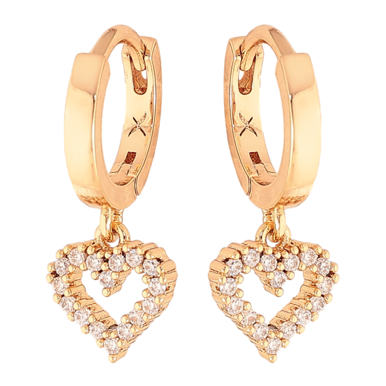 Сережки Xuping колір Позолота 18K підвіски на колечках "Сердечка" фото №16 Сережки Xuping колір Позолота 18K підвіски на колечках "Сердечка" фото №16