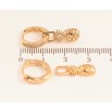 Серьги Xuping цвет Позолота 18К подвески на колечках "Ананасы" фото №2 Серьги Xuping цвет Позолота 18К подвески на колечках "Ананасы" фото №2