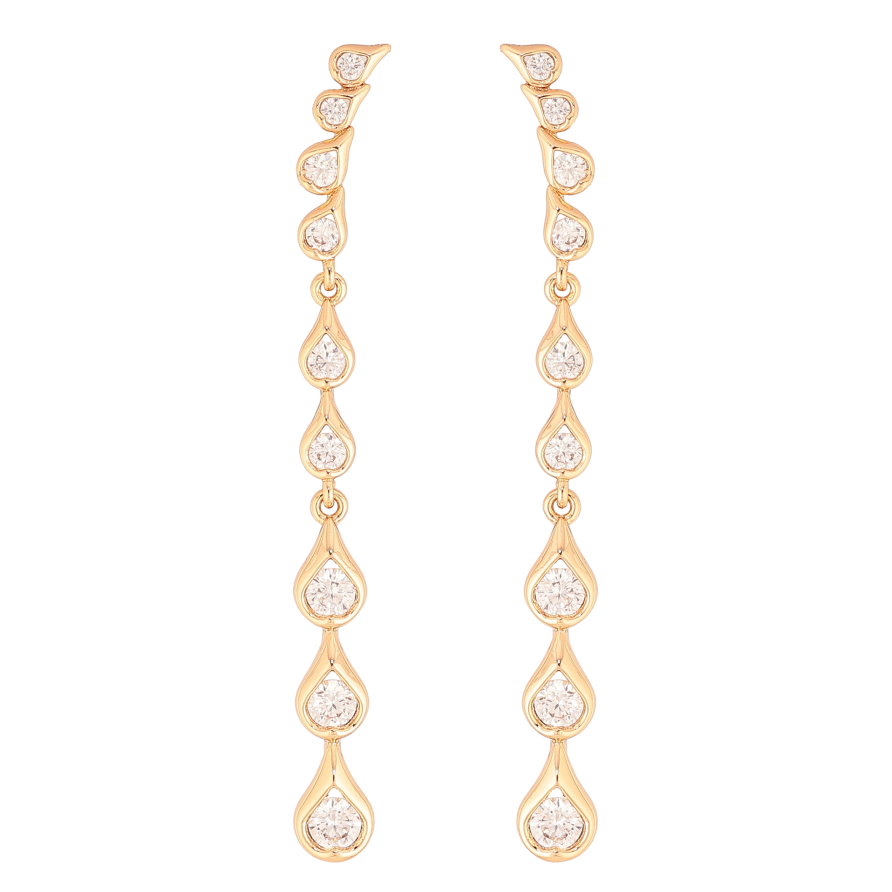Серьги Xuping цвет Позолота 18K пусеты "Подвески с кристаллами" фото №1 Серьги Xuping цвет Позолота 18K пусеты "Подвески с кристаллами" фото №1