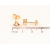 Серьги Xuping цвет Позолота 18K пусеты "Миниатюрные сердечки с кристаллами" фото №2 Серьги Xuping цвет Позолота 18K пусеты "Миниатюрные сердечки с кристаллами" фото №2
