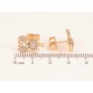 Сережки Xuping колір Позолота 18K пусети "Раки з інкрустацією кристалами" фото №2 Сережки Xuping колір Позолота 18K пусети "Раки з інкрустацією кристалами" фото №2