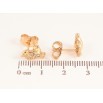 Серьги Xuping цвет Позолота 18K пусеты "Птички" фото №2