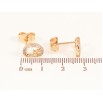 Серьги Xuping цвет Позолота 18K пусеты "Олени" фото №2 Серьги Xuping цвет Позолота 18K пусеты "Олени" фото №2