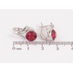 Серьги Xuping цвет Родий с кристаллами Swarovski английский замок "Узор с кристаллами Siam" фото №2 Серьги Xuping цвет Родий с кристаллами Swarovski английский замок "Узор с кристаллами Siam" фото №2
