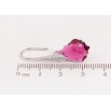 Серьги Xuping цвет Родий с кристаллами Swarovski французский замок "Фигурный кристалл Ruby" фото №3 Серьги Xuping цвет Родий с кристаллами Swarovski французский замок "Фигурный кристалл Ruby" фото №3