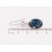 Сережки Xuping колір Родій з кристалами Swarovski французький замок "Кристал Montana" фото №3