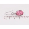 Серьги Xuping цвет Родий с кристаллами Swarovski французский замок "Кристалл Rose" фото №4 Серьги Xuping цвет Родий с кристаллами Swarovski французский замок "Кристалл Rose" фото №4