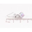 Серьги Xuping цвет Родий с кристаллами Swarovski французский замок "Кристальные кубики Shimmer с бантами" фото №3 Серьги Xuping цвет Родий с кристаллами Swarovski французский замок "Кристальные кубики Shimmer с бантами" фото №3