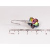 Сережки Xuping колір Родій з кристалами Swarovski французький замок "Кристальні квіточки Vitrail Medium" фото №3 Сережки Xuping колір Родій з кристалами Swarovski французький замок "Кристальні квіточки Vitrail Medium" фото №3