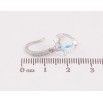Серьги Xuping цвет Родий с кристаллами Swarovski французский замок "Кристальные сердечки Shimmer" фото №2 Серьги Xuping цвет Родий с кристаллами Swarovski французский замок "Кристальные сердечки Shimmer" фото №2