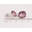 Сережки Xuping колір Родій з кристалами Swarovski пусети "Кристали ограновування подушечка Amethyst" фото №3 Сережки Xuping колір Родій з кристалами Swarovski пусети "Кристали ограновування подушечка Amethyst" фото №3