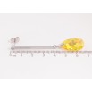 Серьги Xuping цвет Родий с кристаллами Swarovski пусеты "Подвески с кристаллами Sunflower" фото №4 Серьги Xuping цвет Родий с кристаллами Swarovski пусеты "Подвески с кристаллами Sunflower" фото №4