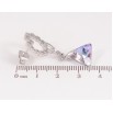 Серьги Xuping цвет Родий с кристаллами Swarovski пусеты "Сердечки с подвеской кристалл Paradise Shine" фото №3 Серьги Xuping цвет Родий с кристаллами Swarovski пусеты "Сердечки с подвеской кристалл Paradise Shine" фото №3