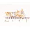 Серьги Xuping цвет позолота 18K + родий английский замок узор с кристаллами фото №2 Серьги Xuping цвет позолота 18K + родий английский замок узор с кристаллами фото №2