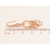 Серьги Xuping цвет позолота 18K французский замок подвески с кристаллами фото №2 Серьги Xuping цвет позолота 18K французский замок подвески с кристаллами фото №2