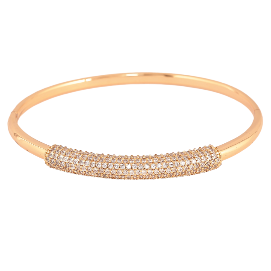 Браслет Xuping цвет Позолота 18K "Инкрустация кристаллами" ø 6см фото №1 Браслет Xuping цвет Позолота 18K "Инкрустация кристаллами" ø 6см фото №1