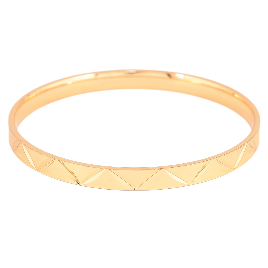 Браслет Xuping цвет Позолота 18K "Декоративный узор, шир. 6мм" ø 6.4см фото №1 Браслет Xuping цвет Позолота 18K "Декоративный узор, шир. 6мм" ø 6.4см фото №1