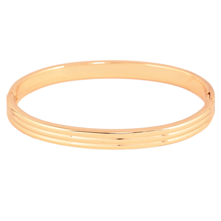 Браслет Xuping цвет Позолота 18K "Декоративный узор, шир. 6мм" ø 6см фото №11