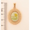 Кулон Xuping колір Позолота 18K "Знак Зодіаку Водолій" для ланцюжка до 7мм фото №2
