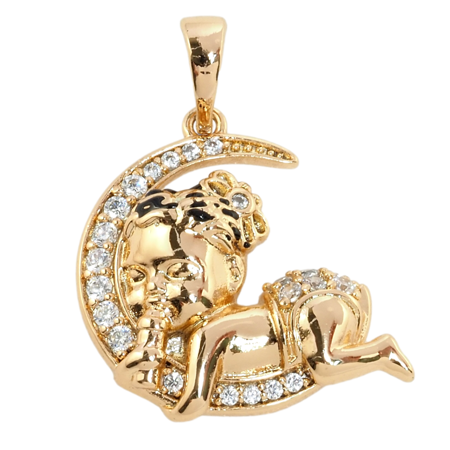 Кулон Xuping Позолота 18K Солодкий сон для ланцюжка до 5мм фото №1 Кулон Xuping Позолота 18K Солодкий сон для ланцюжка до 5мм фото №1